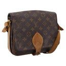 LOUIS VUITTON Monogram Cartouchiere MM Shoulder Bag M51253 LV Auth 203429-1