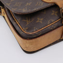 LOUIS VUITTON Monogram Cartouchiere MM Shoulder Bag M51253 LV Auth 203429-14