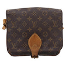 LOUIS VUITTON Monogram Cartouchiere MM Shoulder Bag M51253 LV Auth 203429-12