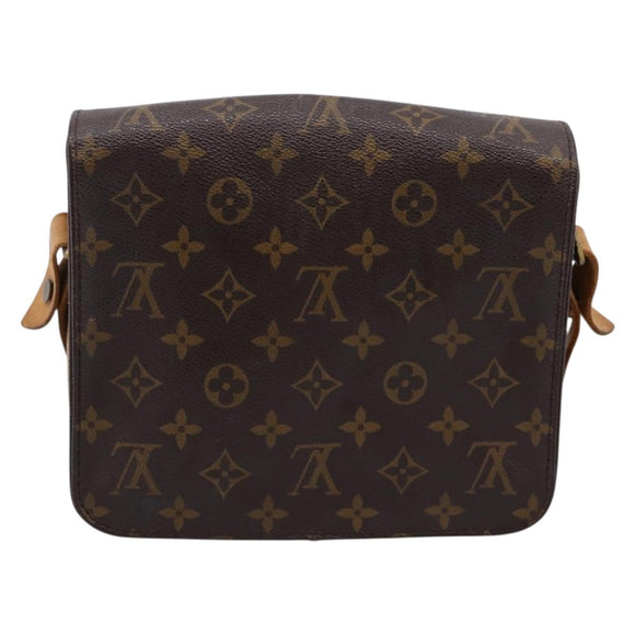 LOUIS VUITTON Monogram Cartouchiere MM Shoulder Bag M51253 LV Auth 203429