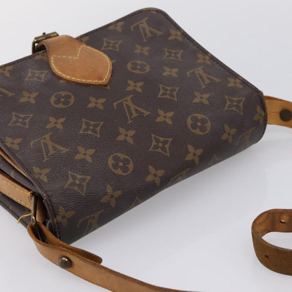LOUIS VUITTON Monogram Cartouchiere MM Shoulder Bag M51253 LV Auth 203429