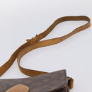 LOUIS VUITTON Monogram Cartouchiere MM Shoulder Bag M51253 LV Auth 203429-7