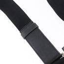 PRADA Shoulder Bag Nylon Black Silver Auth 203431-17