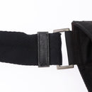 PRADA Shoulder Bag Nylon Black Silver Auth 203431-18