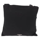 PRADA Shoulder Bag Nylon Black Silver Auth 203431-13