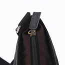 PRADA Shoulder Bag Nylon Black Silver Auth 203431-10