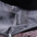 PRADA Shoulder Bag Nylon Black Silver Auth 203431-11