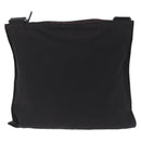 PRADA Shoulder Bag Nylon Black Silver Auth 203431-2