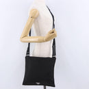 PRADA Shoulder Bag Nylon Black Silver Auth 203431-30