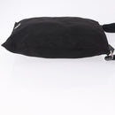 PRADA Shoulder Bag Nylon Black Silver Auth 203431-3