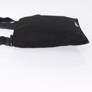 PRADA Shoulder Bag Nylon Black Silver Auth 203431-4