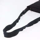 PRADA Shoulder Bag Nylon Black Silver Auth 203431-8