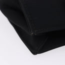 FENDI Mamma Baguette Tote Bag Cotton Jersey Black Silver Auth 203432V-7