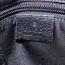 GUCCI GG Canvas Shoulder Bag Black Silver 03136 Auth 203437A-17