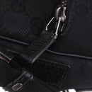 GUCCI GG Canvas Shoulder Bag Black Silver 03136 Auth 203437A-23