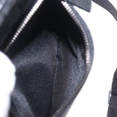 GUCCI GG Canvas Shoulder Bag Black Silver 03136 Auth 203437A-24
