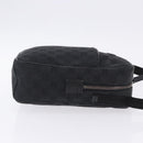 GUCCI GG Canvas Shoulder Bag Black Silver 03136 Auth 203437A-4