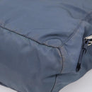 PRADA Backpack Nylon Light Blue Silver Auth 203438-14