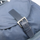 PRADA Backpack Nylon Light Blue Silver Auth 203438-20