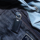 PRADA Backpack Nylon Light Blue Silver Auth 203438-28