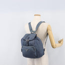 PRADA Backpack Nylon Light Blue Silver Auth 203438-34