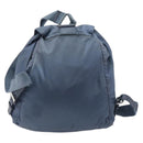 PRADA Backpack Nylon Light Blue Silver Auth 203438-3