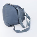PRADA Backpack Nylon Light Blue Silver Auth 203438-9