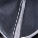 CELINE Macadam Canvas Tote Bag PVC Leather Black Gold Auth 203439V-22
