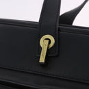 GUCCI GG Canvas Tote Bag Black Gold 92730 Auth 203446V-16