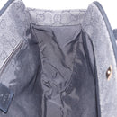 GUCCI GG Canvas Tote Bag Black Gold 92730 Auth 203446V-23