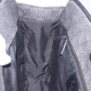 GUCCI GG Canvas Tote Bag Black Gold 92730 Auth 203446V-24