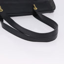 GUCCI GG Canvas Tote Bag Black Gold 92730 Auth 203446V-7