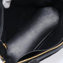 CHANEL Matelasse Tote Bag Lamb Skin Black Gold CC Auth 203447V-11