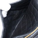 CHANEL Matelasse Tote Bag Lamb Skin Black Gold CC Auth 203447V-25