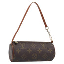 LOUIS VUITTON Monogram Papillon Pouch LV Auth 203449-1