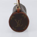 LOUIS VUITTON Monogram Papillon Pouch LV Auth 203449-3