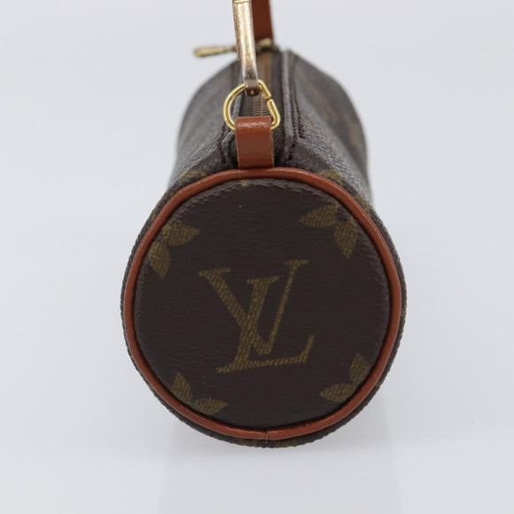 LOUIS VUITTON Monogram Papillon Pouch LV Auth 203449