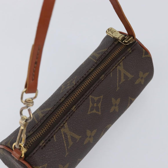LOUIS VUITTON Monogram Papillon Pouch LV Auth 203449