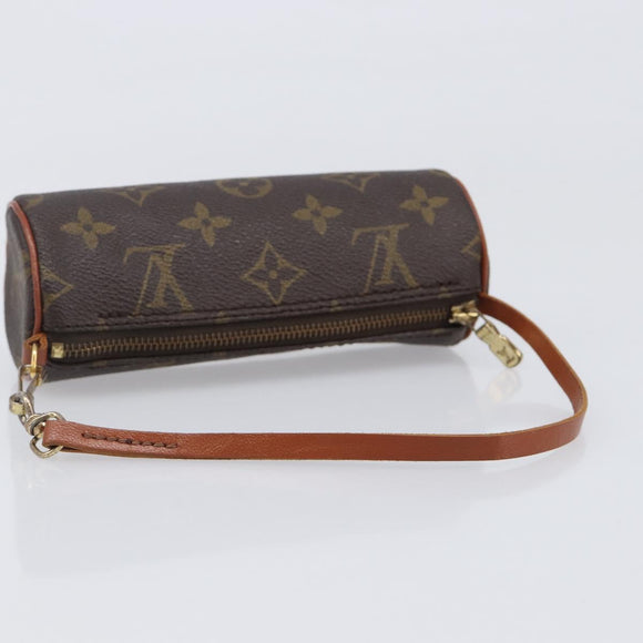 LOUIS VUITTON Monogram Papillon Pouch LV Auth 203449