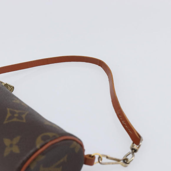 LOUIS VUITTON Monogram Papillon Pouch LV Auth 203449
