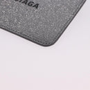 BALENCIAGA Every Day Coin Purse Leather Silver 581306 Auth 203452V-10