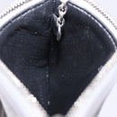 BALENCIAGA Every Day Coin Purse Leather Silver 581306 Auth 203452V-19