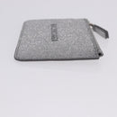 BALENCIAGA Every Day Coin Purse Leather Silver 581306 Auth 203452V-5