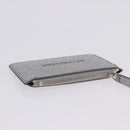 BALENCIAGA Every Day Coin Purse Leather Silver 581306 Auth 203452V-7