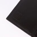 FENDI Zucca Canvas Long Wallet Black Brown Auth 203453V-19
