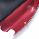CHANEL Matelasse Chain Shoulder Bag Lamb Skin Black Gold CC Auth 203454V-23