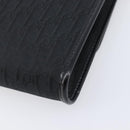 Christian Dior Trotter Canvas Chain Shoulder Bag Black Gold Auth 203456-12