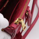 PRADA Galleria Hand Bag Safiano Leather 2way Pink Gold Auth 203457V-26