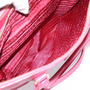 PRADA Galleria Hand Bag Safiano Leather 2way Pink Gold Auth 203457V-27