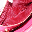 PRADA Galleria Hand Bag Safiano Leather 2way Pink Gold Auth 203457V-29